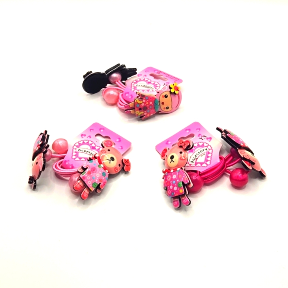 NWOT Cute Korean Girl Elastic Rope Hair Ties (Set of 3)